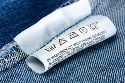 вшивной ярлык для джинсы упаковки